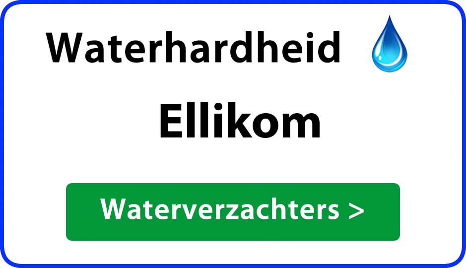 waterhardheid ellikom waterverzachter