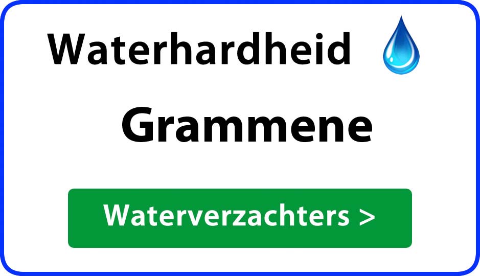 waterhardheid grammene waterverzachter