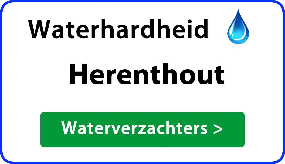 waterhardheid herenthout waterverzachter