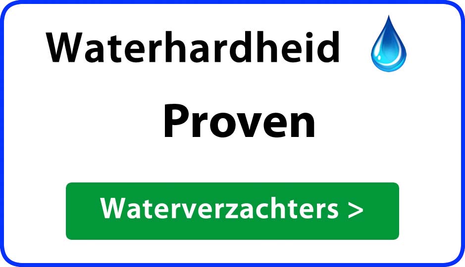 waterhardheid proven waterverzachter