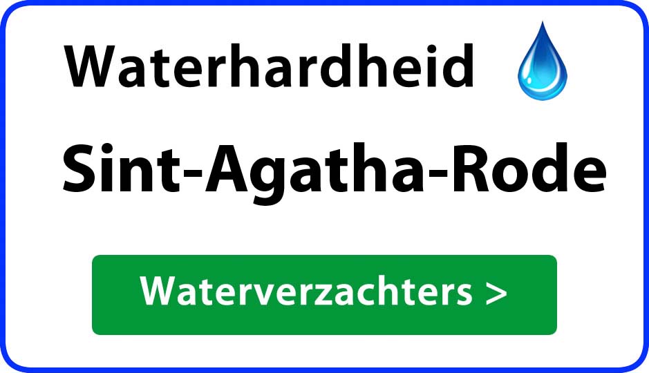 waterhardheid sint-agatha-rode waterverzachter