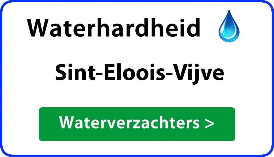 waterhardheid sint-eloois-vijve waterverzachter