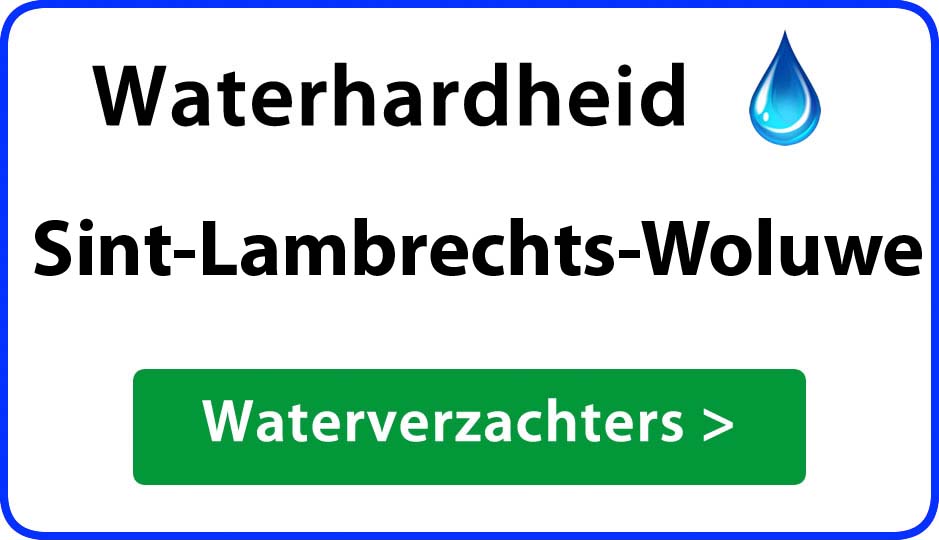 waterhardheid sint-lambrechts-woluwe waterverzachter