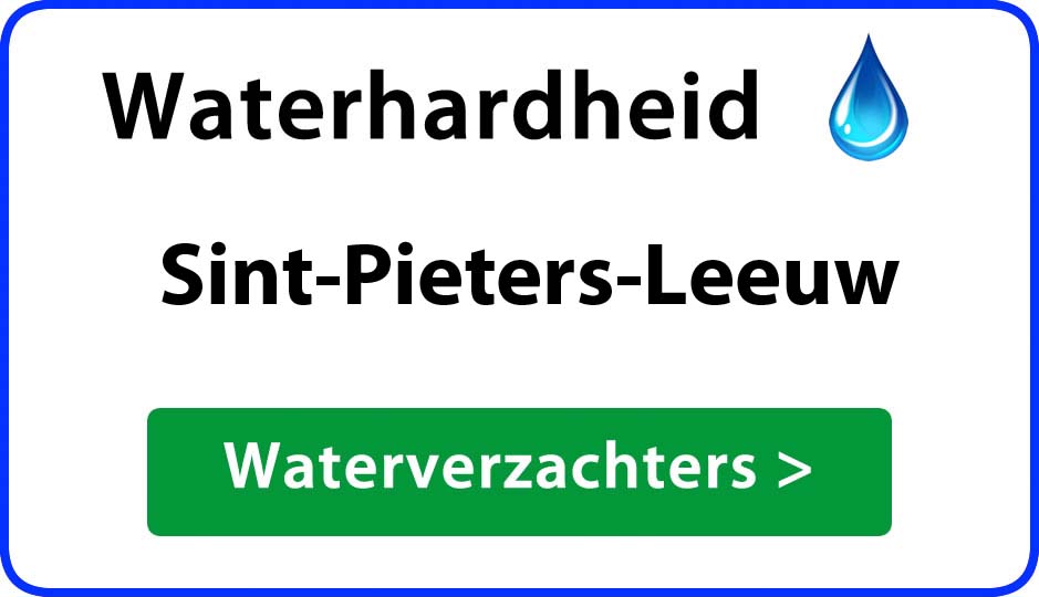 waterhardheid sint-pieters-leeuw waterverzachter