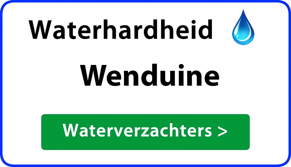 waterhardheid wenduine waterverzachter